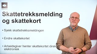 Skattetrekksmelding og skattekort [upl. by Orihakat]