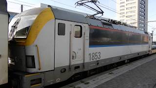 IC trein Welkenraedt Oostende 13102018 [upl. by Ayerim]