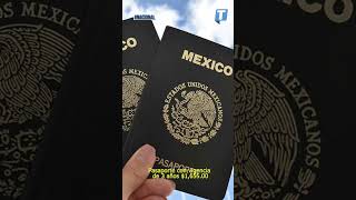 Esto costará el pasaporte mexicano este 2024 shortvideo [upl. by Anillehs]