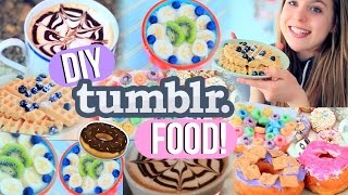 DIY Tumblr Food  How to Make PictureWorthy Food for Instagram  Tumblr [upl. by Donata]