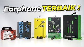 7 Rekomendasi EARPHONE GAMING Murah TERBAIK 2024 [upl. by Tnecnev]