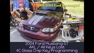 Lost Key on 2004 Ford Mustang GT AKL 4C Glass Chip Couple aftermarket chips doesnt work  OEM only [upl. by Nylavad269]