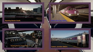 Train Sim World 2  Rush Hour  Boston Sprinter  MBTA F40PH3C  Stoughton Train 905 [upl. by Silver]