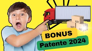 Bonus Patente 2024 Fino a 2500 Euro per la Tua Patente di Autotrasporto [upl. by Ocramed]