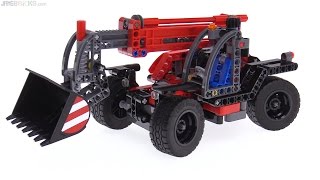 LEGO Technic 2017 Telehandler review 42061 [upl. by Mariette931]