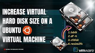 How to Increase Virtual Hard Disk on Ubuntu StepbyStep Guide Increase Disk Space in VMware Linux [upl. by Syverson]