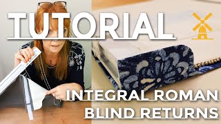 How To Make Integral Roman Blind Returns  Pro Technique [upl. by Semadar]