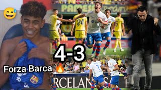 Crazy Barcelona OMG 🔥 Villarreal vs Barcelona Unstoppable Lamine Yamal even got rivals clapping [upl. by Ianthe]