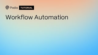 Workflow Automation [upl. by Idnahk]