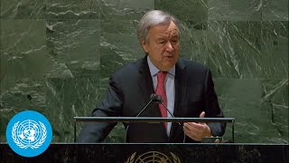 We don’t have a moment to lose  UN Chief on the 1st “Our Common Agenda” Report Consultation [upl. by Keyser]