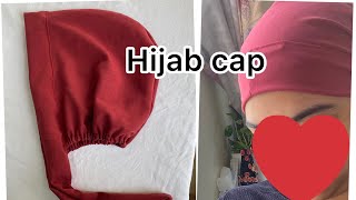 Hijab Cap cutting and stitchingInner Hijab capeasy trickcloth gallery [upl. by Rodney]