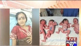 Woman Gives Birth To 2 Girl and 2 Boy Babies in Her 2nd Delivery [upl. by Ahsikel]