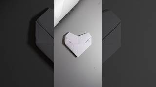 How To Make A Paper HeartFolding Origami Heart Tutorial craft [upl. by Rolland910]