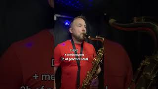 Saxophone absolute beginner first week of practice [upl. by Ytissac]