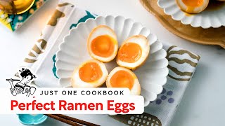 Perfect Ramen Eggs Ajitsuke Tamago Ajitama Recipe 味付け玉子 味玉レシピ 作り方 [upl. by Lily]