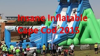 Insane Inflatable 5k  All Obstacles  Cape Cod 2015  Wicked Fun [upl. by Rochette]