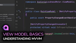 008 Avalonia UI  View Model Basics MVVM [upl. by Gere]