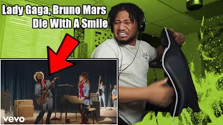 OLD BRUNO IS BACK Lady Gaga Bruno Mars  Die With A Smile Official Music Video REACTION [upl. by Cryan332]