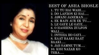 BEST OF ASHA BHOSLE EVERGREEN HINDI SONGS OF ASHA BHOSLE [upl. by Ardnasyl]