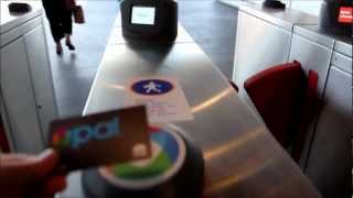 Opal Card Barrier Mounted Reader Already Tapped on message [upl. by Rehtul721]