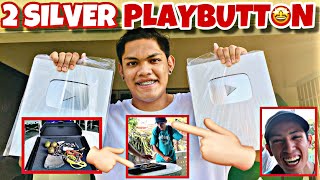 DALAWA ANG SILVER PLAYBUTTON KO PRANK [upl. by Clarise810]