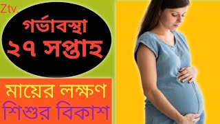 27 Week Pregnancy Bangla [upl. by Azeel]