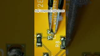 Easy Component Replacement with MHP30 Hot Plate soldering replacement resistor capacitor pcb [upl. by Botsford]