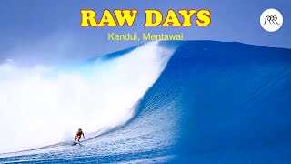 RAW DAYS  Century Swell at Kandui Mentawai Indonesia [upl. by Aisatsana]