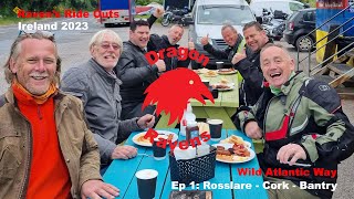 Wild Atlantic Way WAW IRELAND 🇮🇪 Motorcycle Tour Ep 1  Rosslare  Cork  Bantry [upl. by Andre]