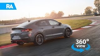 360º em PISTA Hyundai i30 Fastback N 275 cv [upl. by Znarf802]