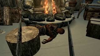 Skyrim Ironback Hideout  kill the bandit leader [upl. by Warring630]