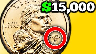 SUPER RARE Gold Dollar Coins Worth Thousands of Dollars Sacagawea Dollar Errors [upl. by Dottie639]