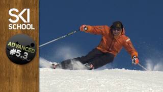 Dynamic Skiing Carve Turns  Advanced Ski Lesson 53 [upl. by Nylinnej939]