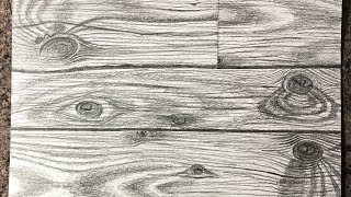 How I draw realistic wood texture with graphite pencils  speed drawing [upl. by Meer]