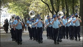 Orkest Kon Marechaussee  Oefening Prinsjesdag Bereden Brigade Kon Marechaussee  2023 [upl. by Daisy]