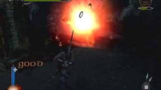 Lord of the Rings The Two Towers PS2 Walkthrough  11  Helms Deep Breached Wall 12 [upl. by Serrano813]