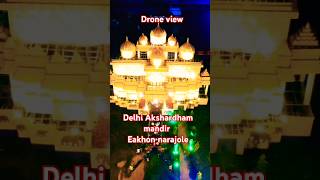 Delhi Akshardham mandir A9 square Durga Puja pandals 🤩😍shorts durgapuja trending [upl. by Miun]