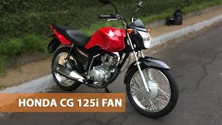 Honda CG 125i Fan conheça a herdeira da moto original [upl. by Notle]