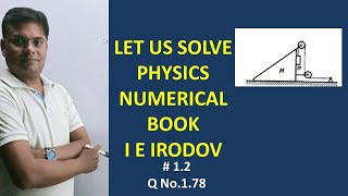 Acceleration of body relative to horizontal surface on which wedge slides [upl. by Aicissej]