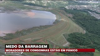 MG Cidade de Congonhas é ameaçada por barragem [upl. by Diahann]