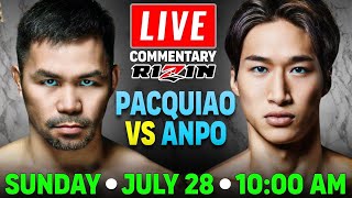 🔴LIVE Manny Pacquiao vs Rukiya Anpo Full Fight Commentary Pedro Taduran vs Ginjiro Shigeoka Fight [upl. by Annabela]