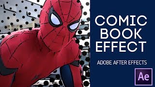 Comic Book Effect  Adobe After Effects [upl. by Angelita]