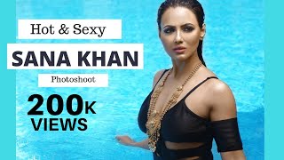 Sana Khan Hot Actress Photoshoot  Best Indian Photographer Praveen Bhat [upl. by Doti]