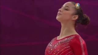 Aly Raisman TF Floor Exercise  Fierce Five Reaction to Gold  London 2012 Olympics [upl. by Catherin170]