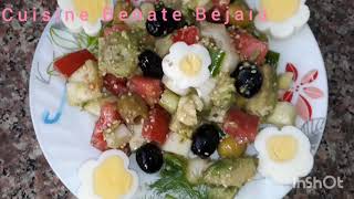 salade davocat 🥑🥑🍅🥒🍋سلطة الأفوكادو ذوق لا يقاوم [upl. by Nerw47]