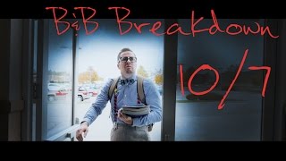 BampB Breakdown  October 7 [upl. by Yesnel]