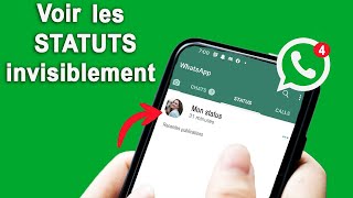 comment voir les statuts WhatsApp sans être vu [upl. by Leede]