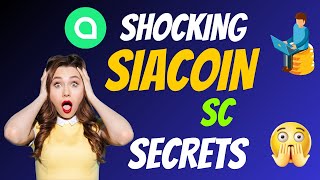 The Shocking Siacoin Coin SC Secrets  Cryptocurrency New Crypto Token Facts  Trading Guide [upl. by Cordova781]