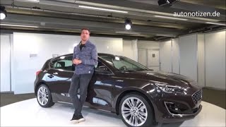 Ford Focus Vignale 2018 Vorstellung  statisches Review [upl. by Landes]