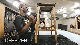 I am making a CHESTER bar stool in Japanese style furniture [upl. by Taryn114]